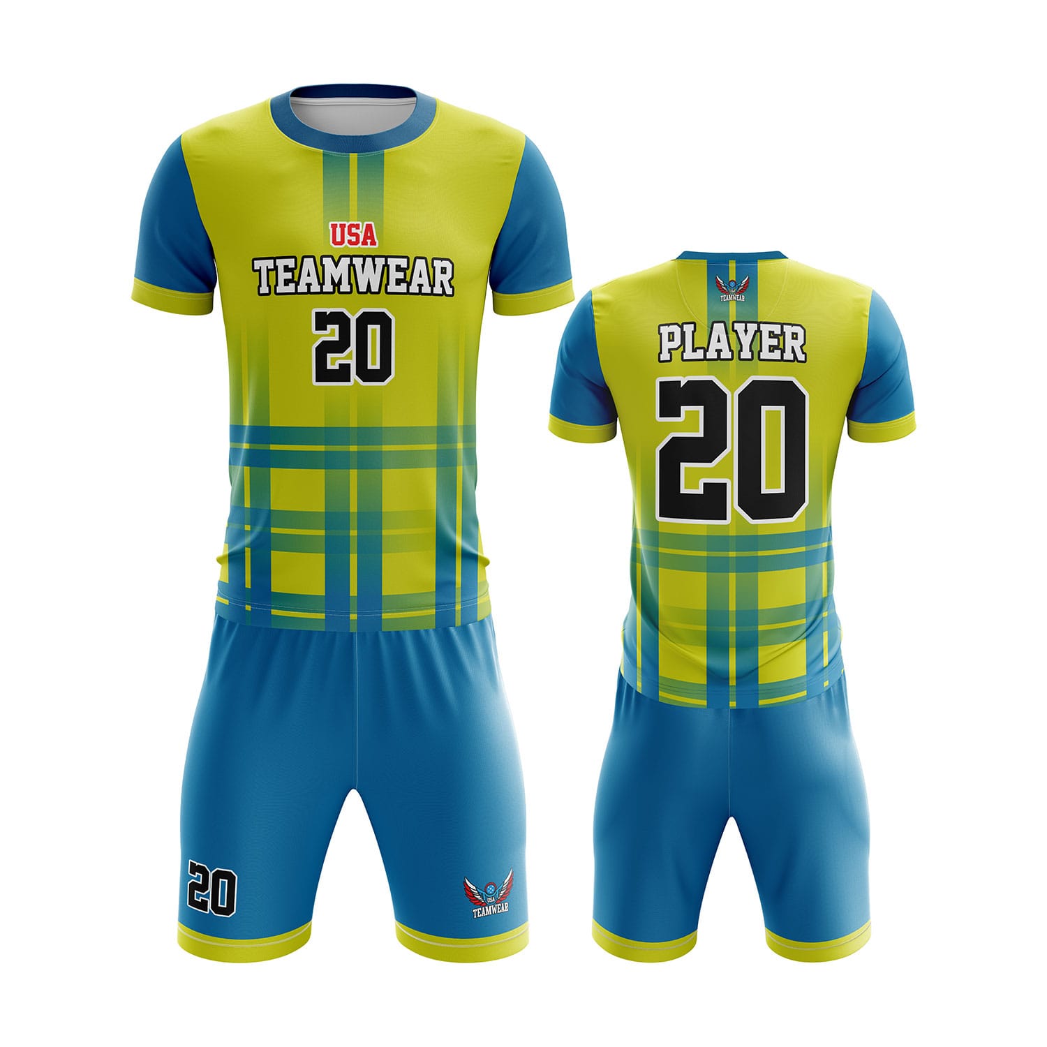 Full Sublimated Soccer Uniform Short Sleeves
